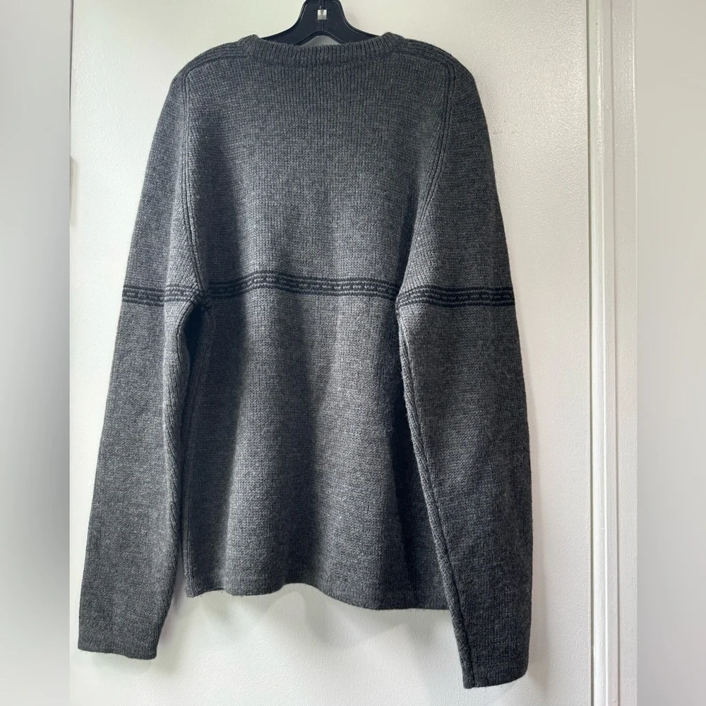 Vintage J Crew Men’s 100% Wool Heavy Chunky Knit Sweater Size XLT
